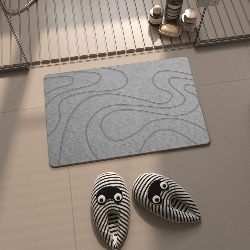 Quick-Dry Diatomite Stone Bath Mat