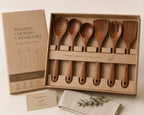 Artisan Wooden Cooking Utensils 6-Piece